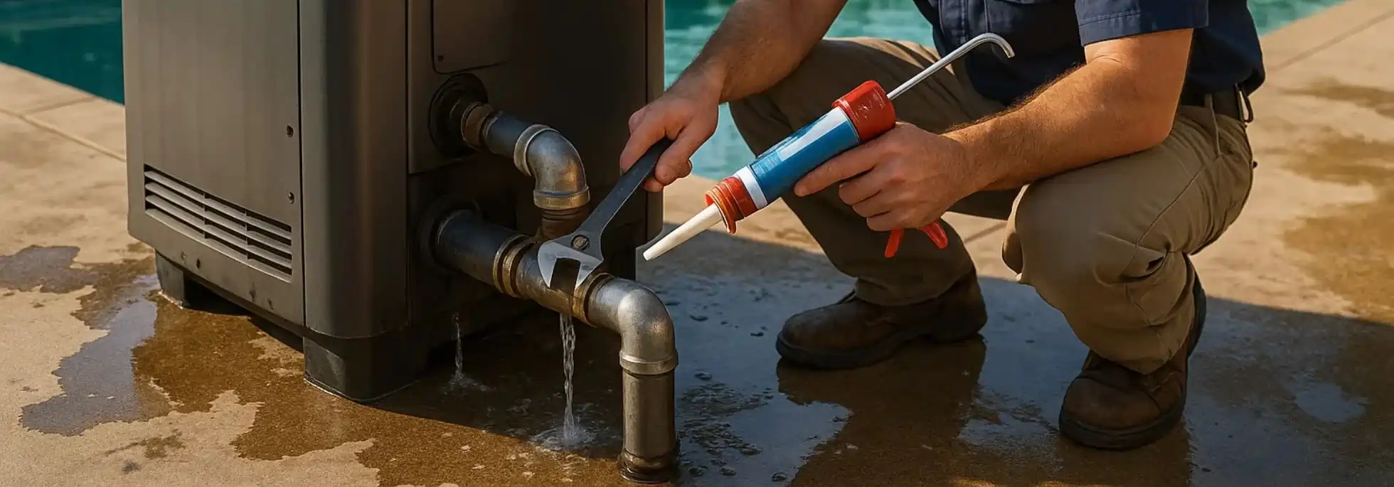  Pool Heater Leak Repair - HVAC Midland
